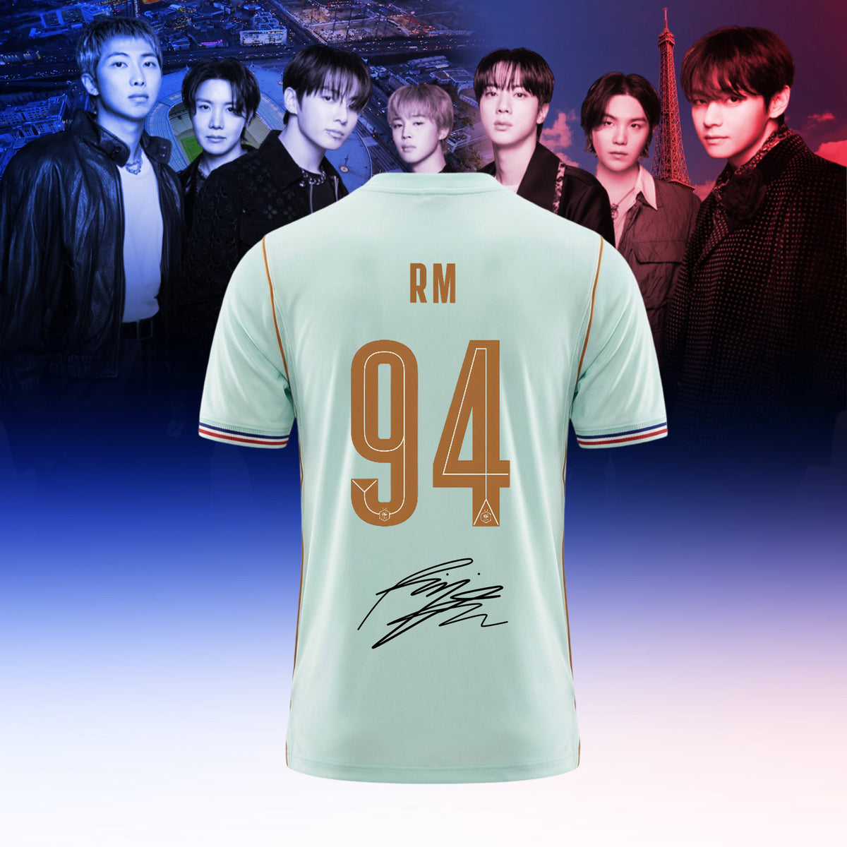 RM BTS France Football Team Jersey