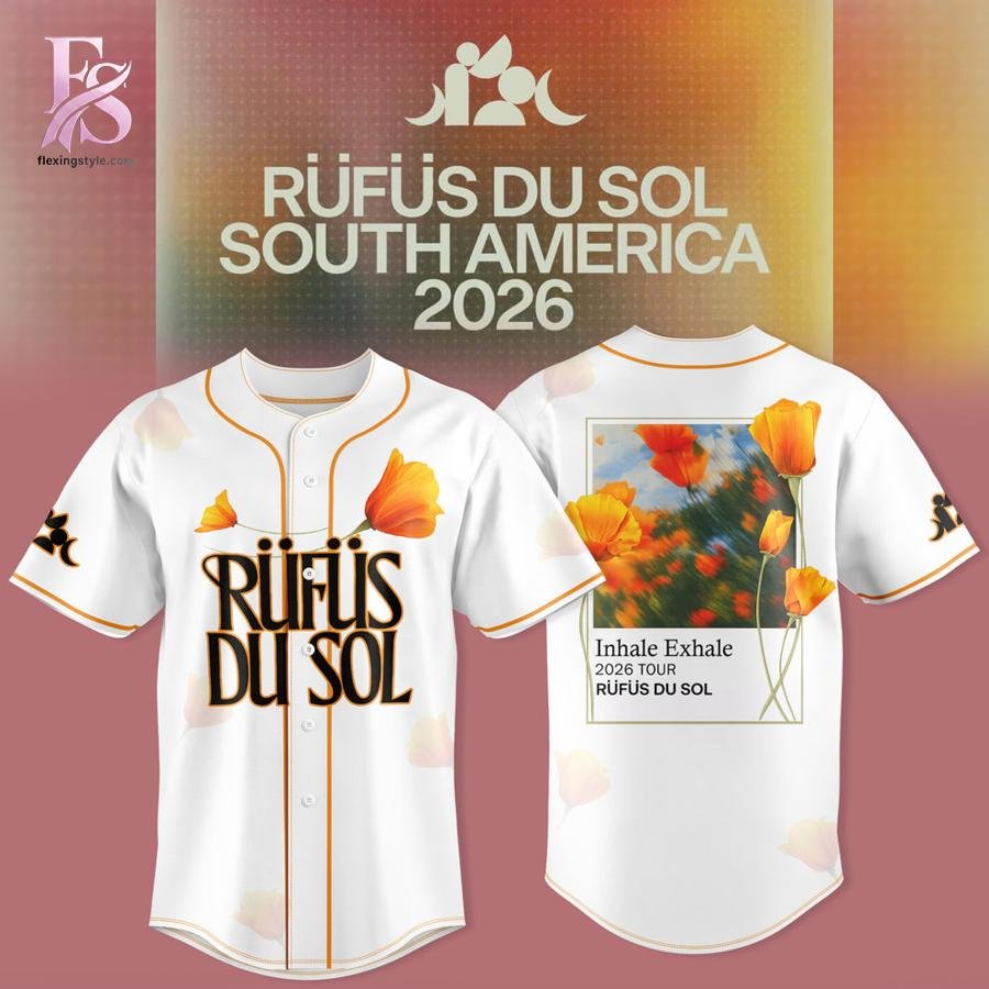 RUFUS DU SOL Inhale Exhale Collection Limited Tour Drop 2026 Jersey