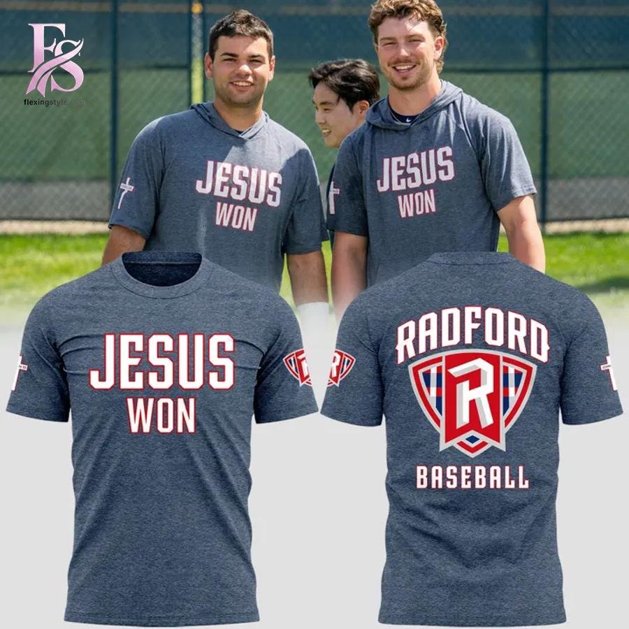 Radford Baseball Jesus Won T-shirt