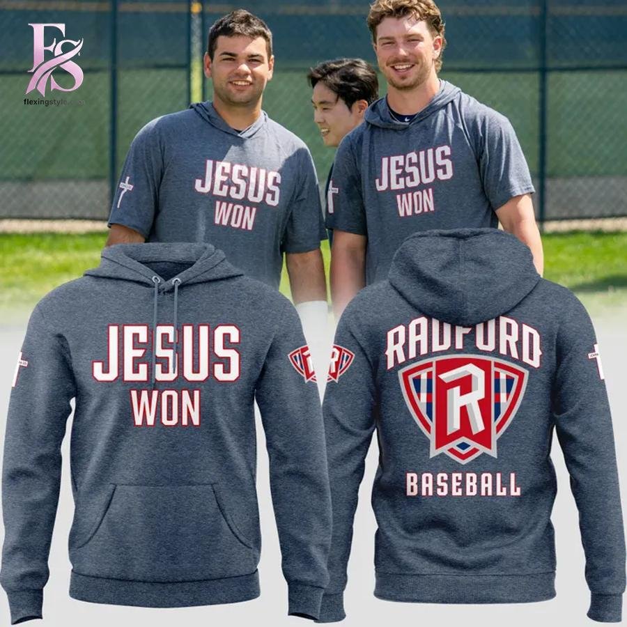 Radford Baseball Jesus Won T-shirt