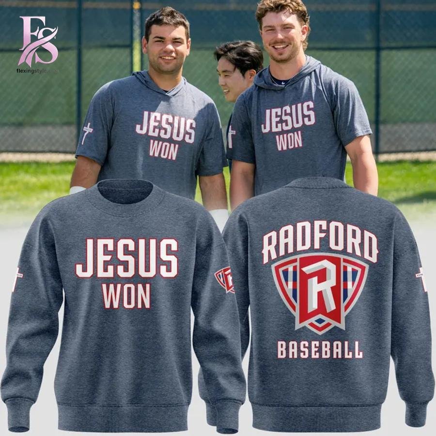 Radford Baseball Jesus Won T-shirt