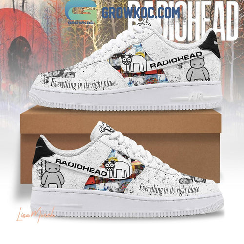 Radiohead Everything In Its Right Place Air Force 1 Shoes