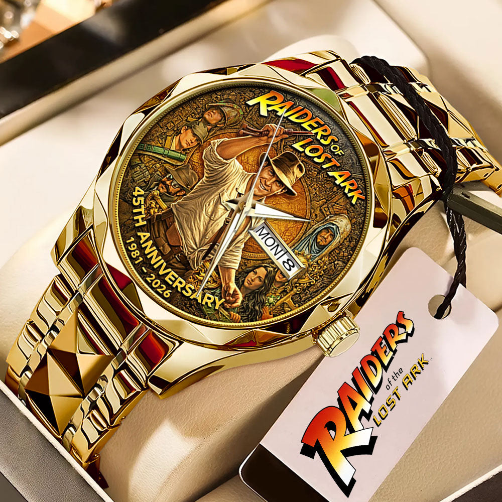 Indiana Jones Raiders of the Lost Ark 45th Anniversary 2026 Alloy Luxury Quartz Watch - TMTHU3329