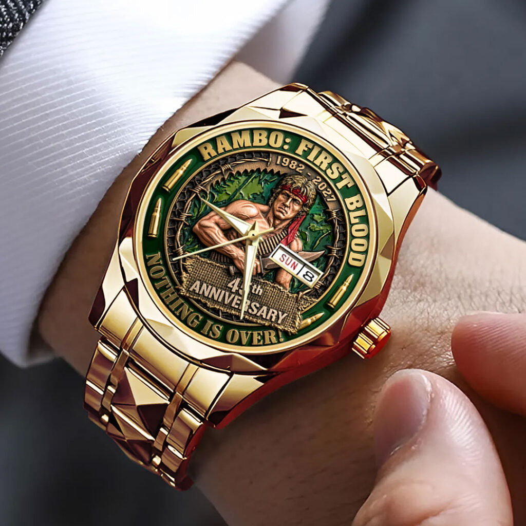 Rambo 45th Anniversary Alloy Luxury Quartz Watch - TANTN21598