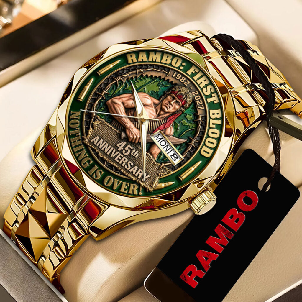 Rambo 45th Anniversary Alloy Luxury Quartz Watch - TANTN21598