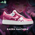 Raora Panthera Hololive Custom Low Top Shoes Anime Sneaker