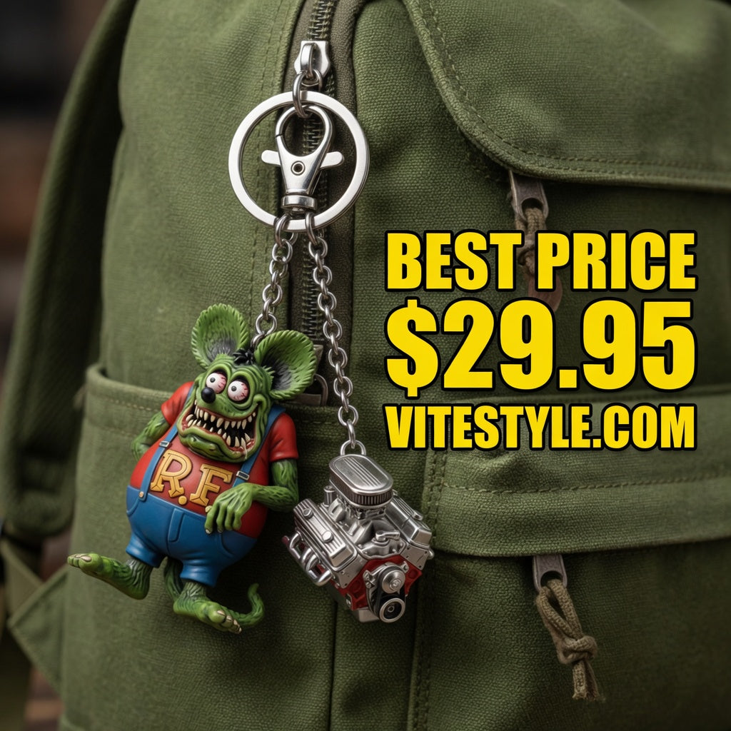 Rat Fink Limited Edition Collectible Keychain