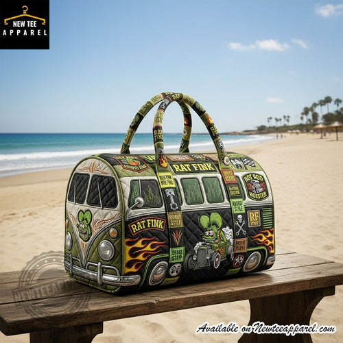 Rat Fink Custom Quilted Travel Bag