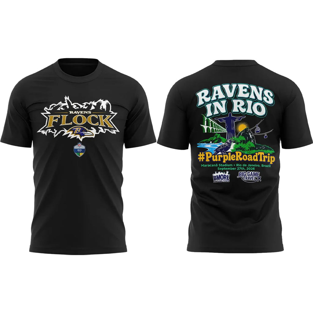 Ravens 2026 Rio De Janeiro Game Shirt
