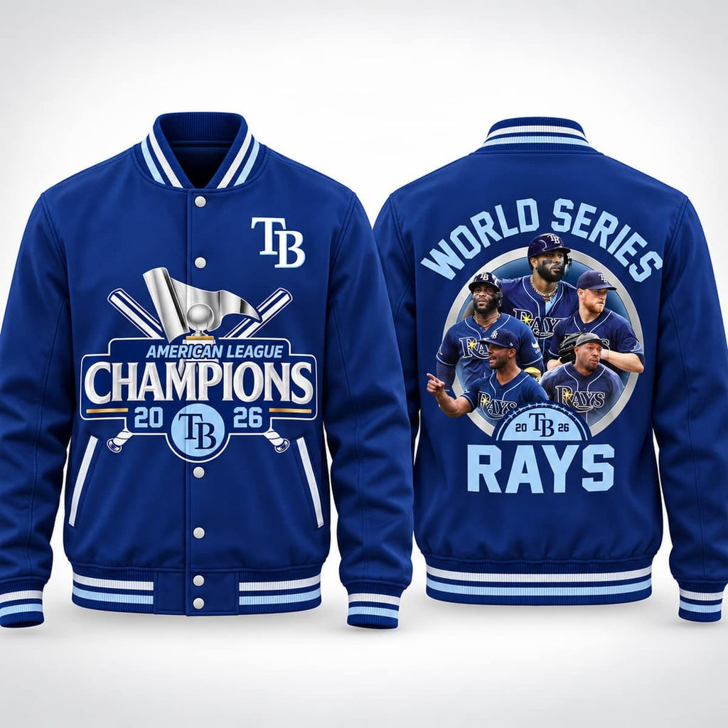 Rays American League 2026 Champions Baseball Jacket