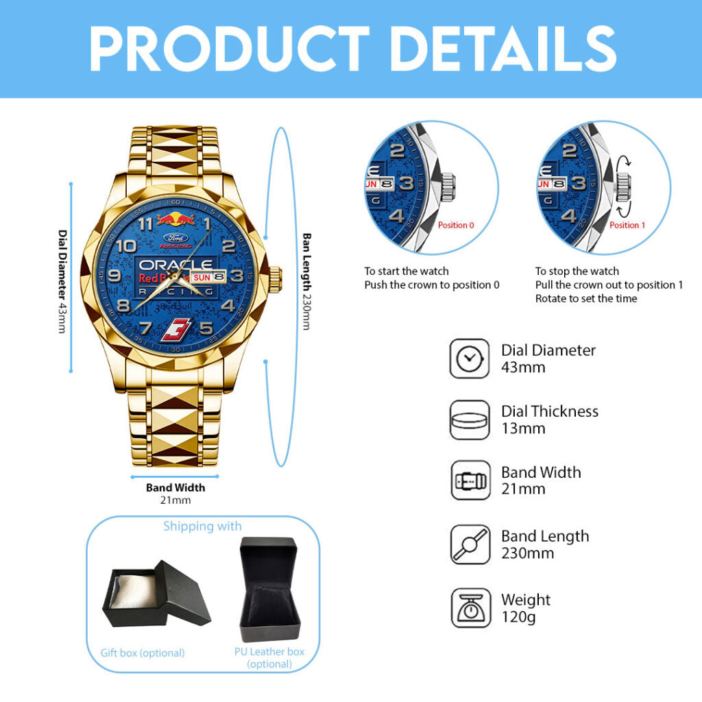 Red Bull Racing 2026 Alloy Luxury Quartz Watch - TMTHU5952