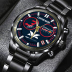 Personalized Red Bull Racing x Max Verstappen Black Stainless Steel Watch - TANTN21372