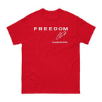 Red Freedom Shirt Charlie Kirk