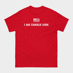 Red I Am Charlie Kirk Shirt