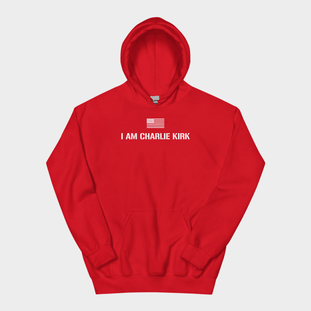 Red I Am Charlie Kirk Shirt