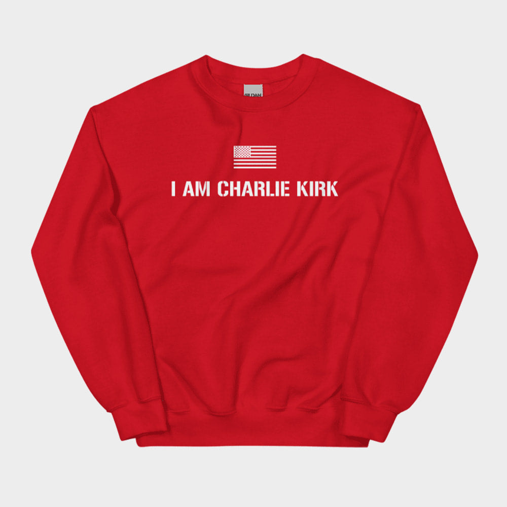 Red I Am Charlie Kirk Shirt