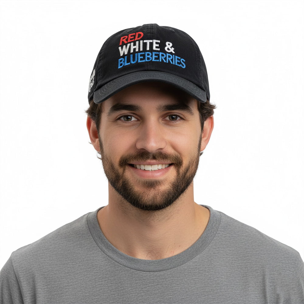 Red White And Blueberries Charlie Kirk 1993-2025 Hat