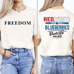 Red White and Blueberries Charlie Kirk Freedom Shirt