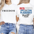 Red White and Blueberries Charlie Kirk Freedom Shirt