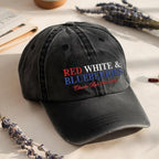 Red White and Blueberries Charlie Kirk Hat