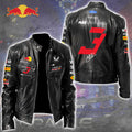 Red Bull Racing x Max Verstappen Motorcycle Leather Jacket – GNE4960