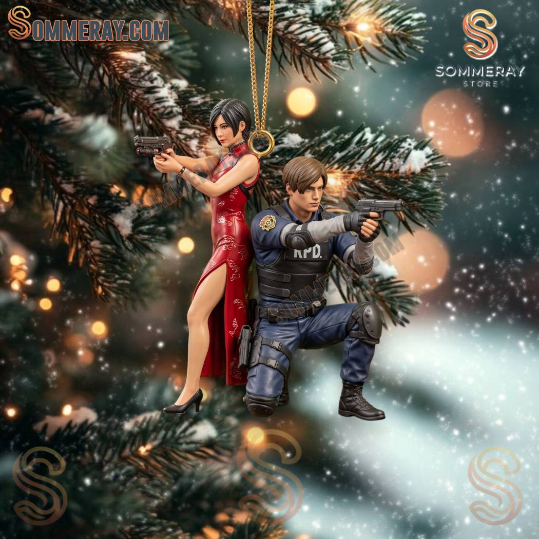 Resident Evil 1996-2026 30th Anniversary Christmas Ornament