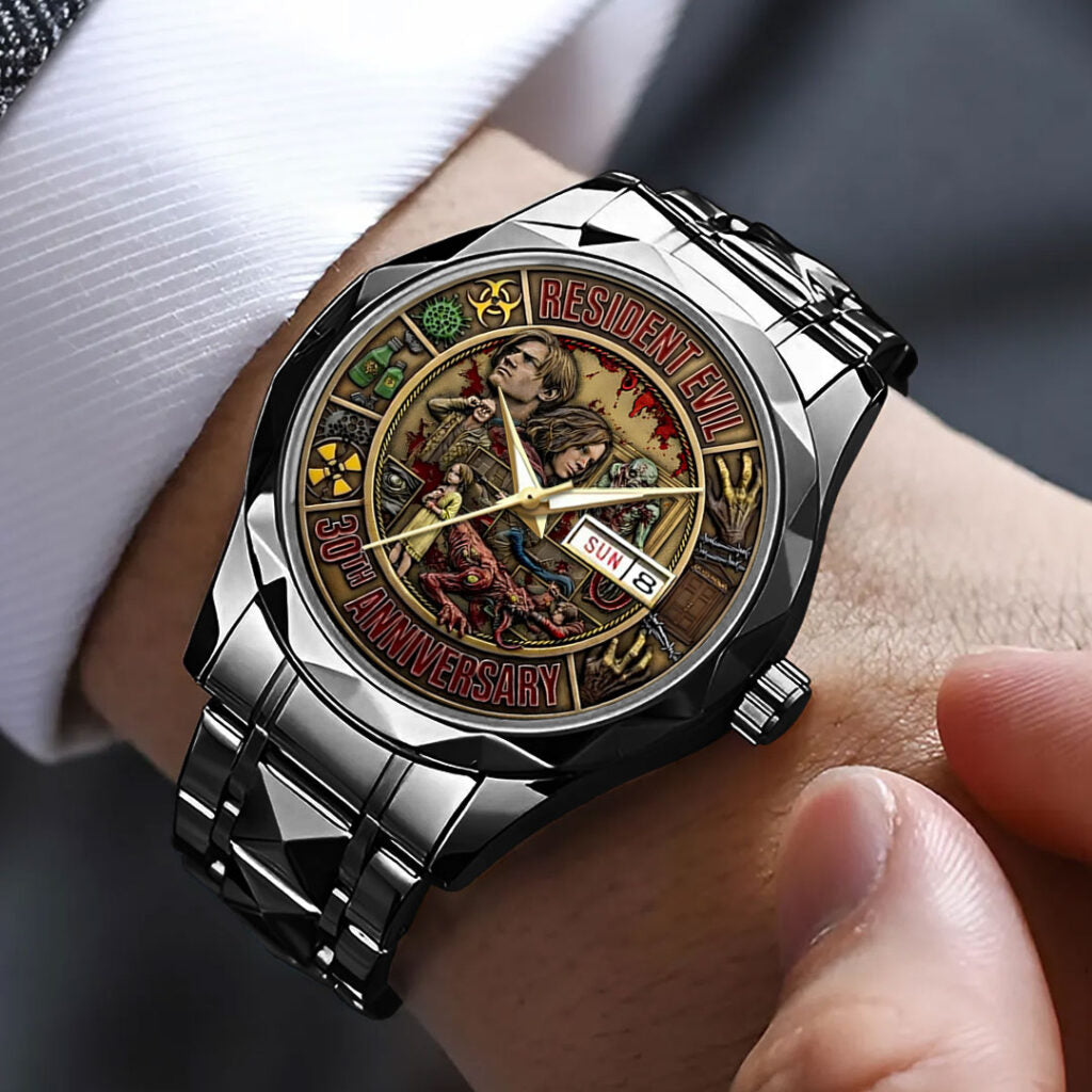 Resident Evil 30th Anniversary Alloy Luxury Quartz Watch - TMTHU4495