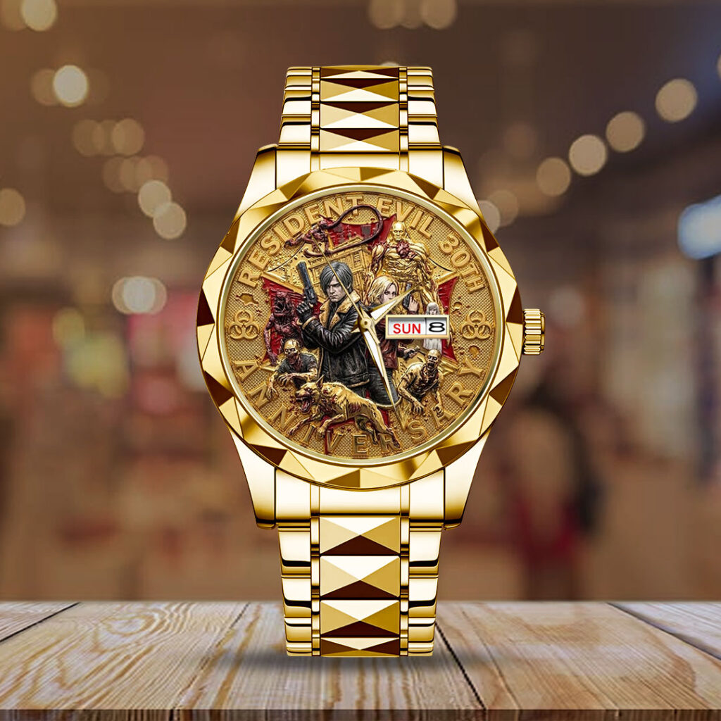 Resident Evil 30th Anniversary Alloy Luxury Quartz Watch - TMTHU4607