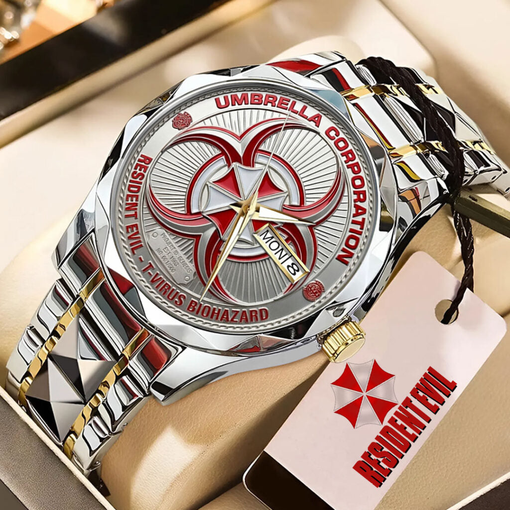 Resident Evil 30th Anniversary Alloy Luxury Quartz Watch - TMTHU4749