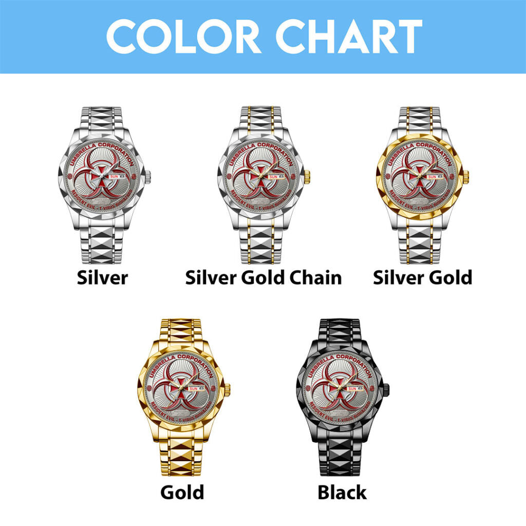 Resident Evil 30th Anniversary Alloy Luxury Quartz Watch - TMTHU4749