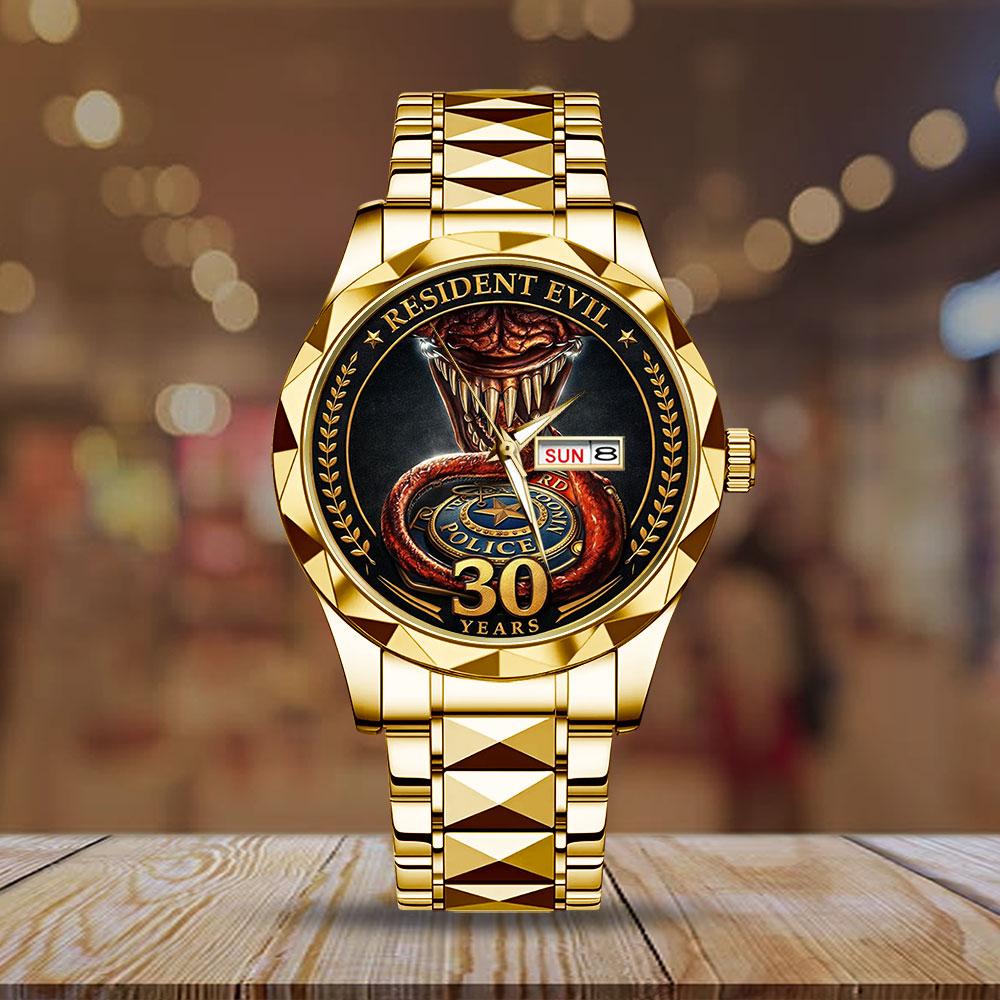 Resident Evil 30th Anniversary Alloy Luxury Quartz Watch - TMTHU3948