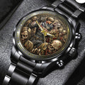 Resident Evil 30th Anniversary Black Stainless Steel Watch - TMTHU4498