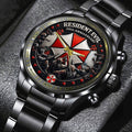 Resident Evil 30th Anniversary Black Stainless Steel Watch - TMTHU4747