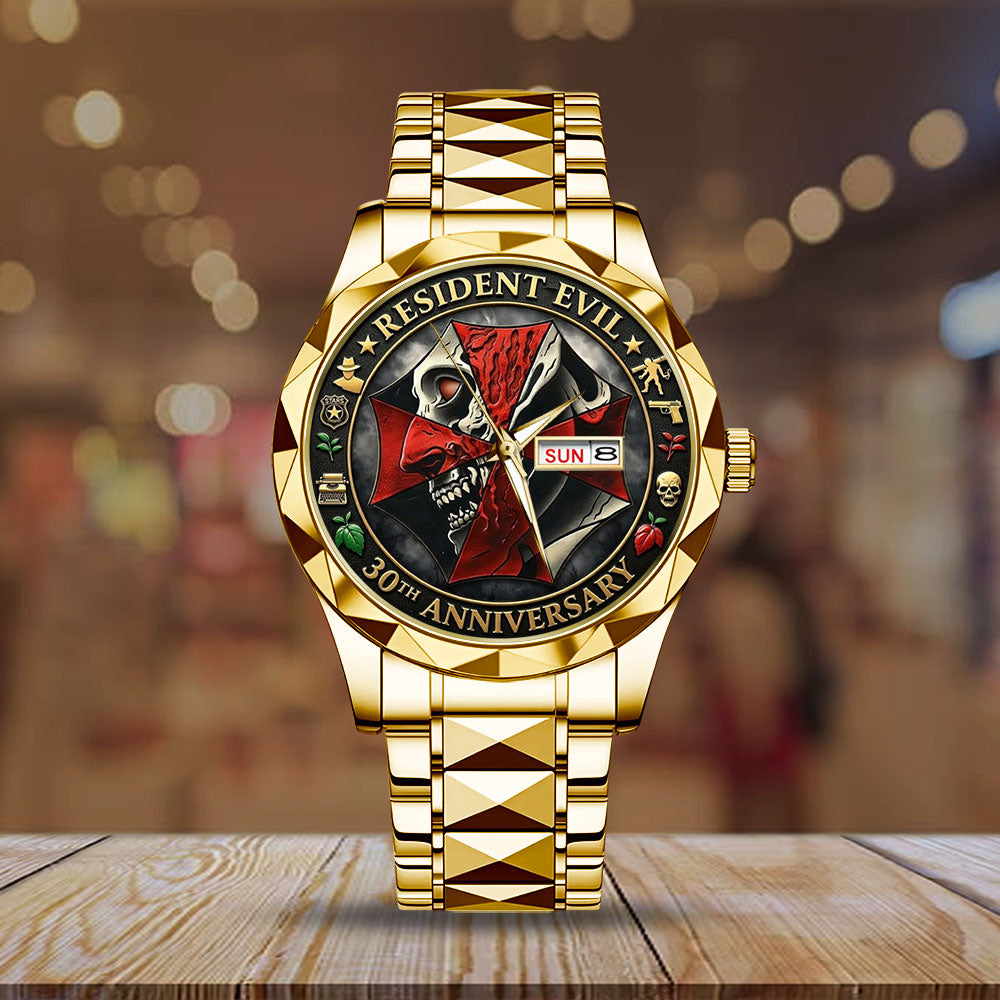 Resident Evil Alloy Luxury Quartz Watch - TMTHU4234