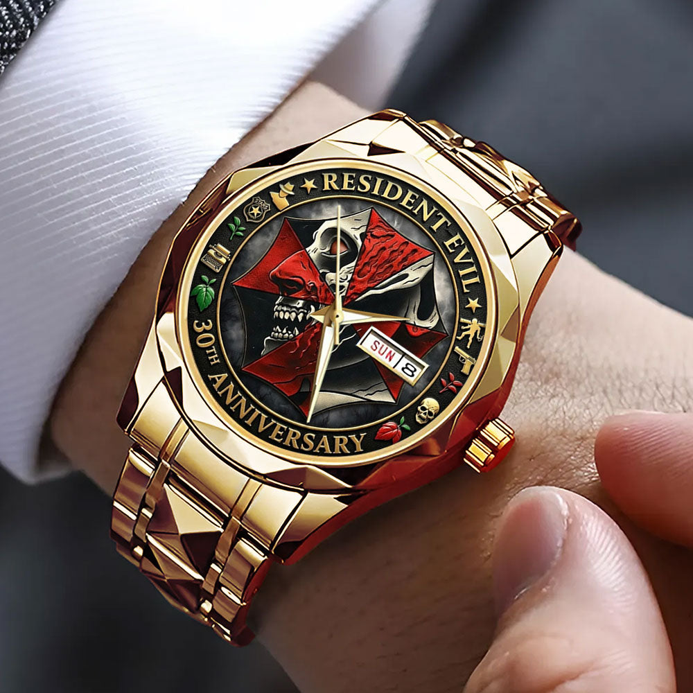 Resident Evil Alloy Luxury Quartz Watch - TMTHU4234