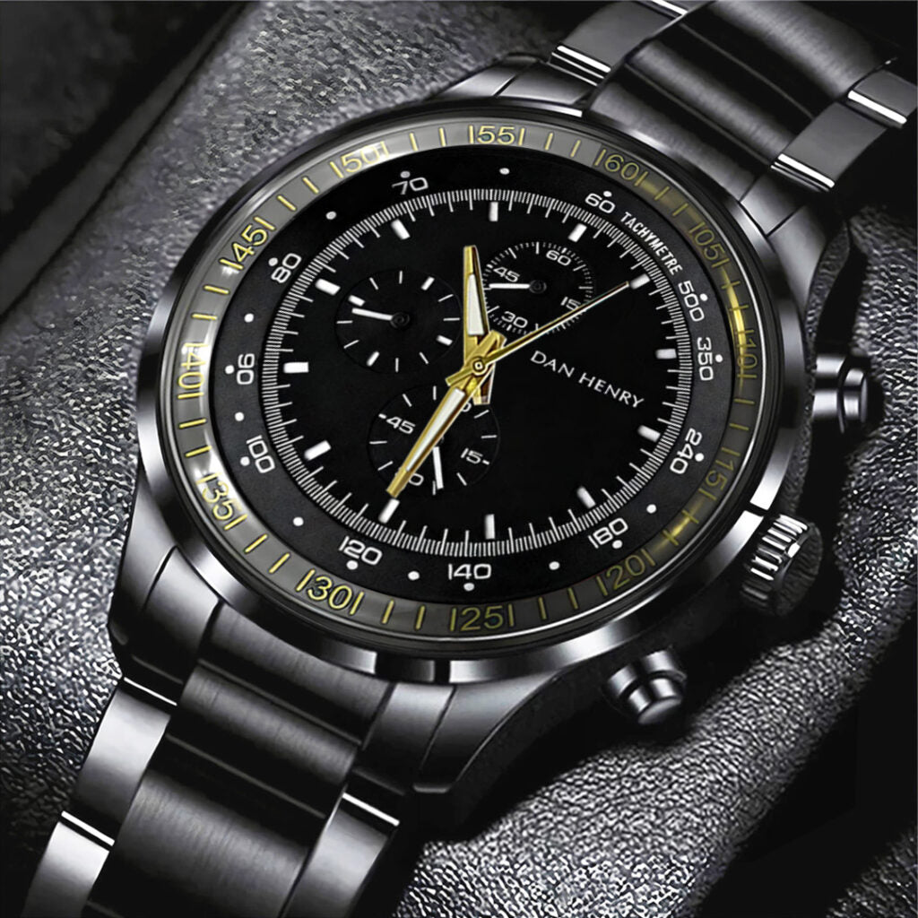 Resident Evil Requiem Black Stainless Steel Watch - TANTN22224