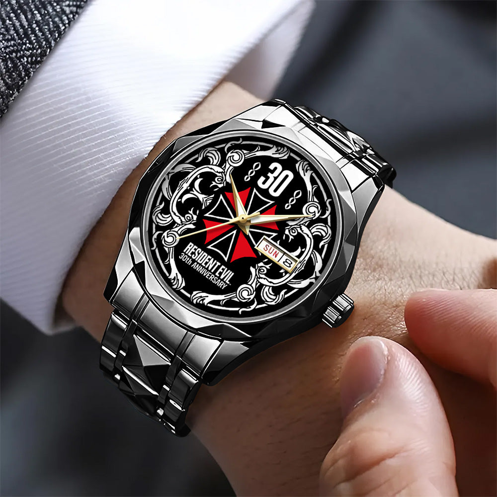 Resident Evil 30th Anniversary Alloy Luxury Quartz Watch - GNE5670