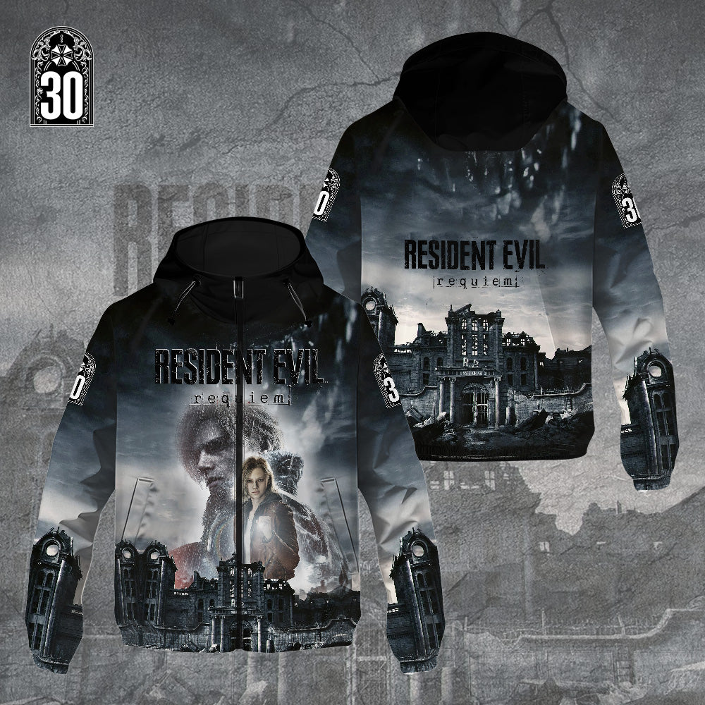 Resident Evil 30th Anniversary 3D Windbreaker Jacket – GNE5264.2