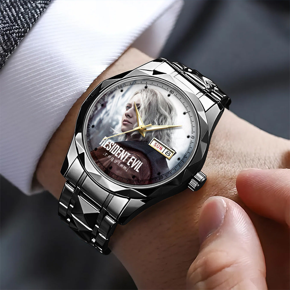 Resident Evil Requiem x Grace Ashcroft Alloy Luxury Quartz Watch - GNE5478