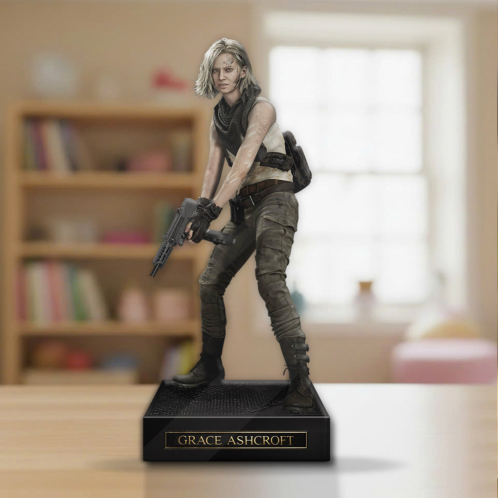 Resident Evil Requiem x Grace Ashcroft Custom Shape Acrylic Plaque – GNE5436