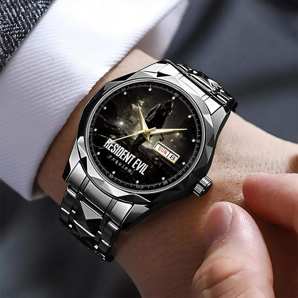 Resident Evil Requiem x Leon Scott Kennedy Alloy Luxury Quartz Watch - GNE5474