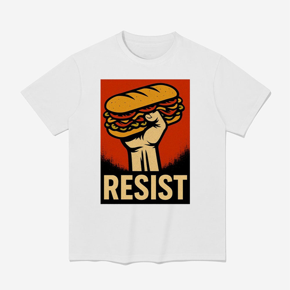 Resist DC Sandwich Thrower Shirt