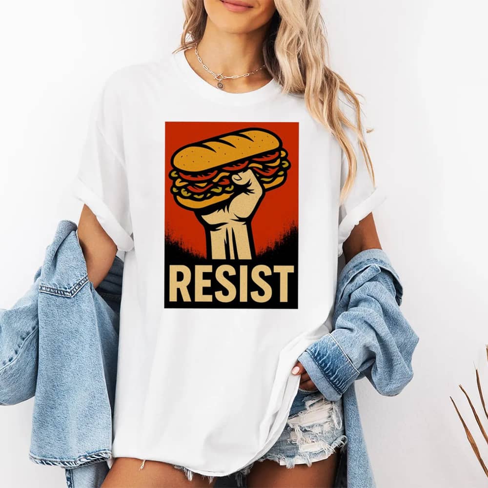 Resist DC Sandwich Thrower Shirt