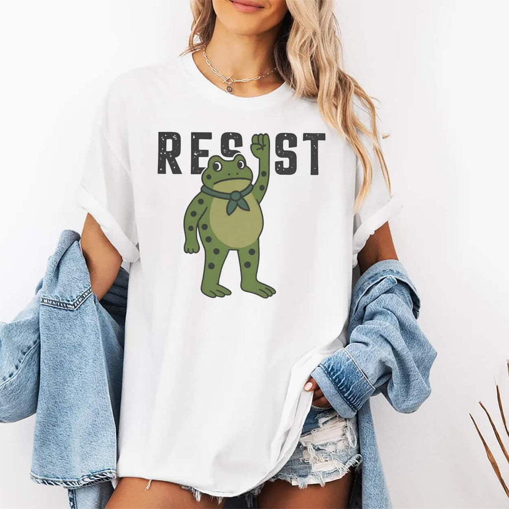 Resist Portland Frog Shirt