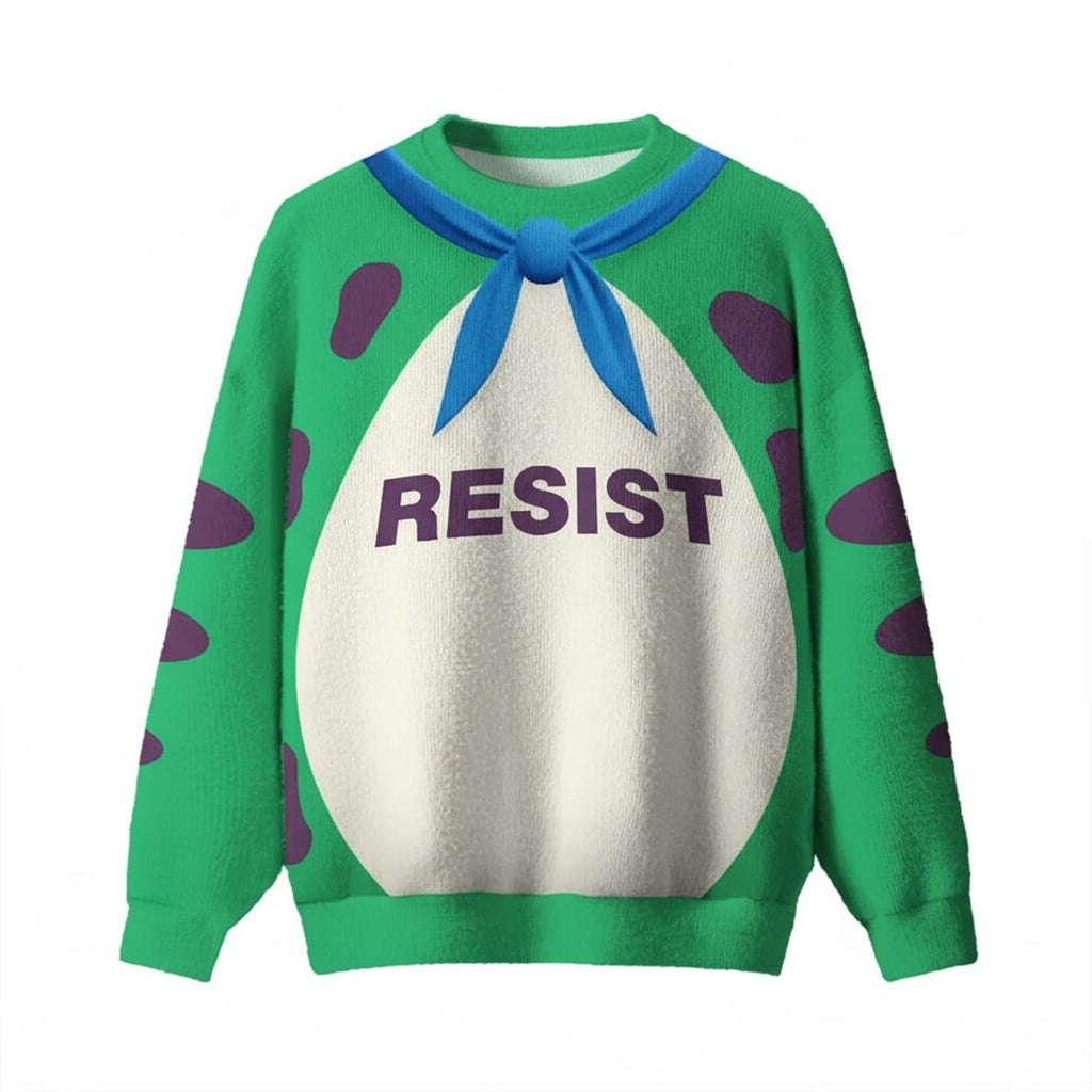 Resist Portland Frog Suit Ugly Christmas Sweater