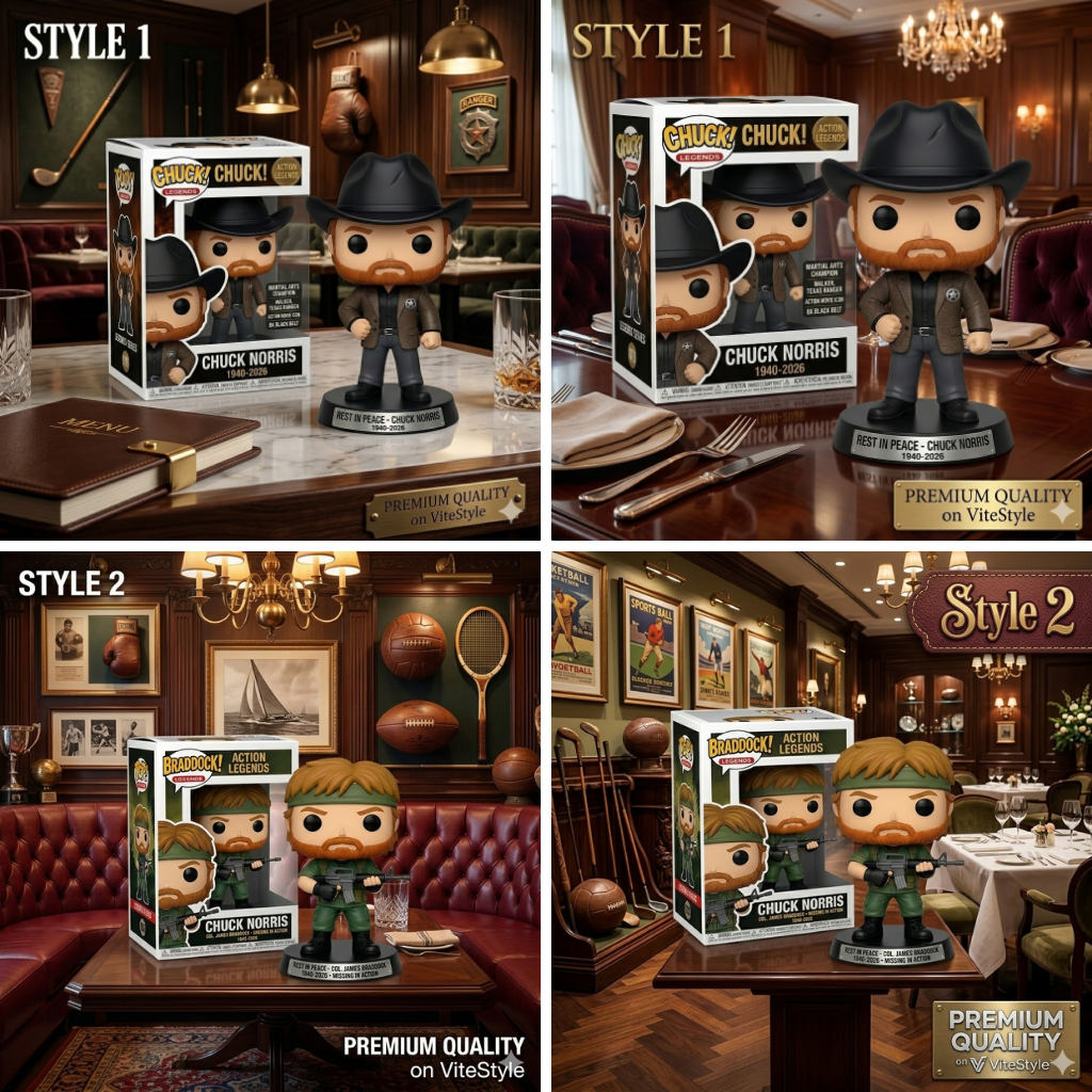 Rest In Peace Chuck Norris Pop! Figure Doll