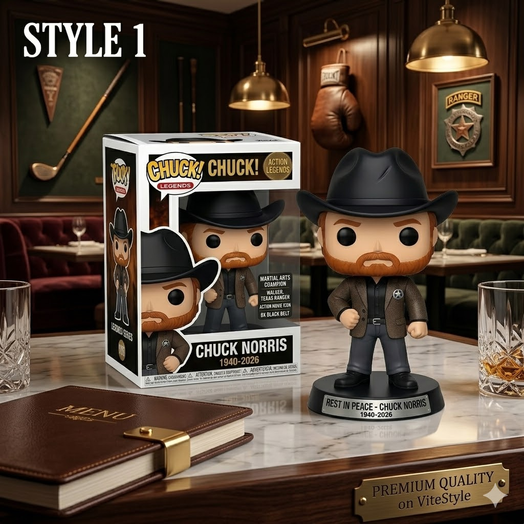 Rest In Peace Chuck Norris Pop! Figure Doll