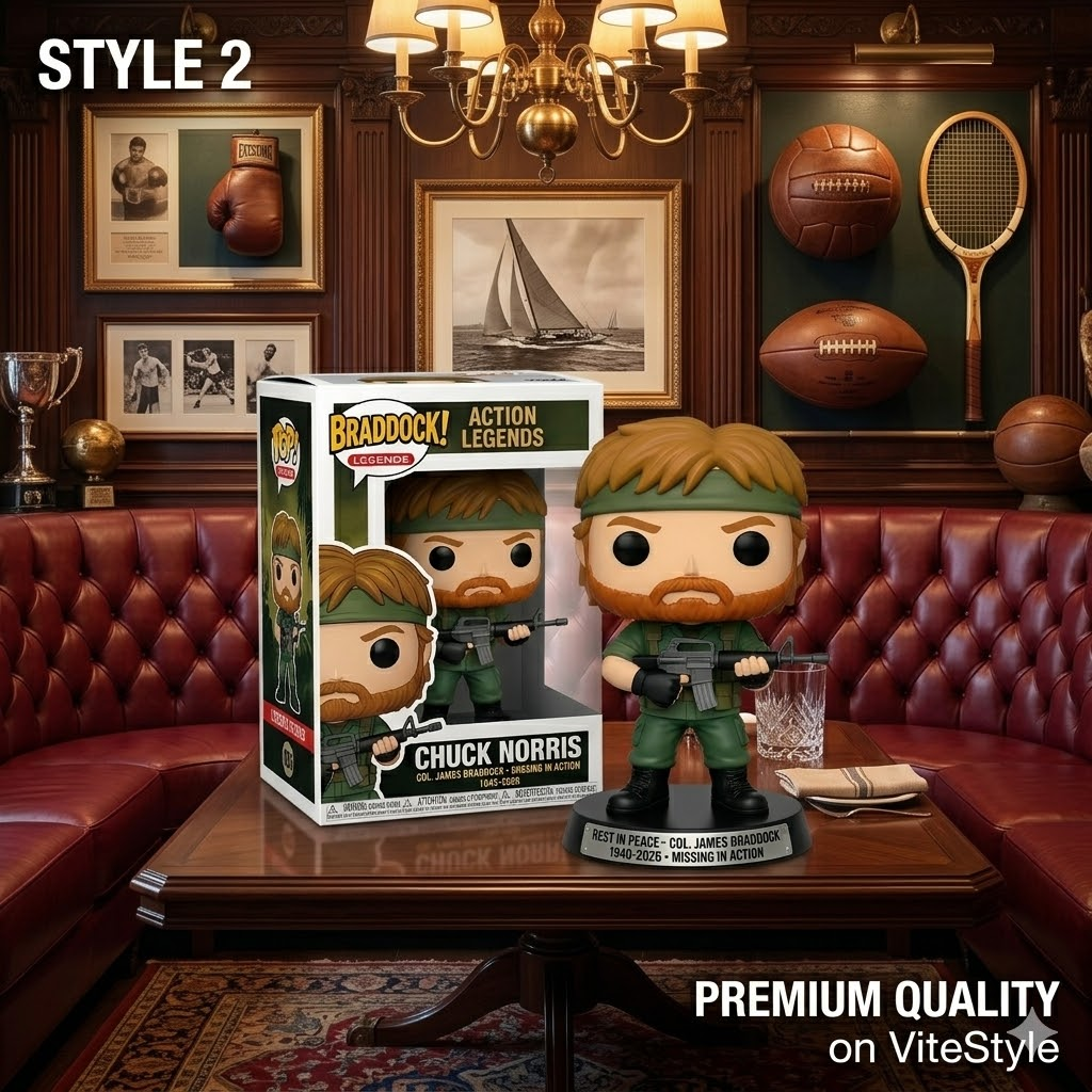 Rest In Peace Chuck Norris Pop! Figure Doll