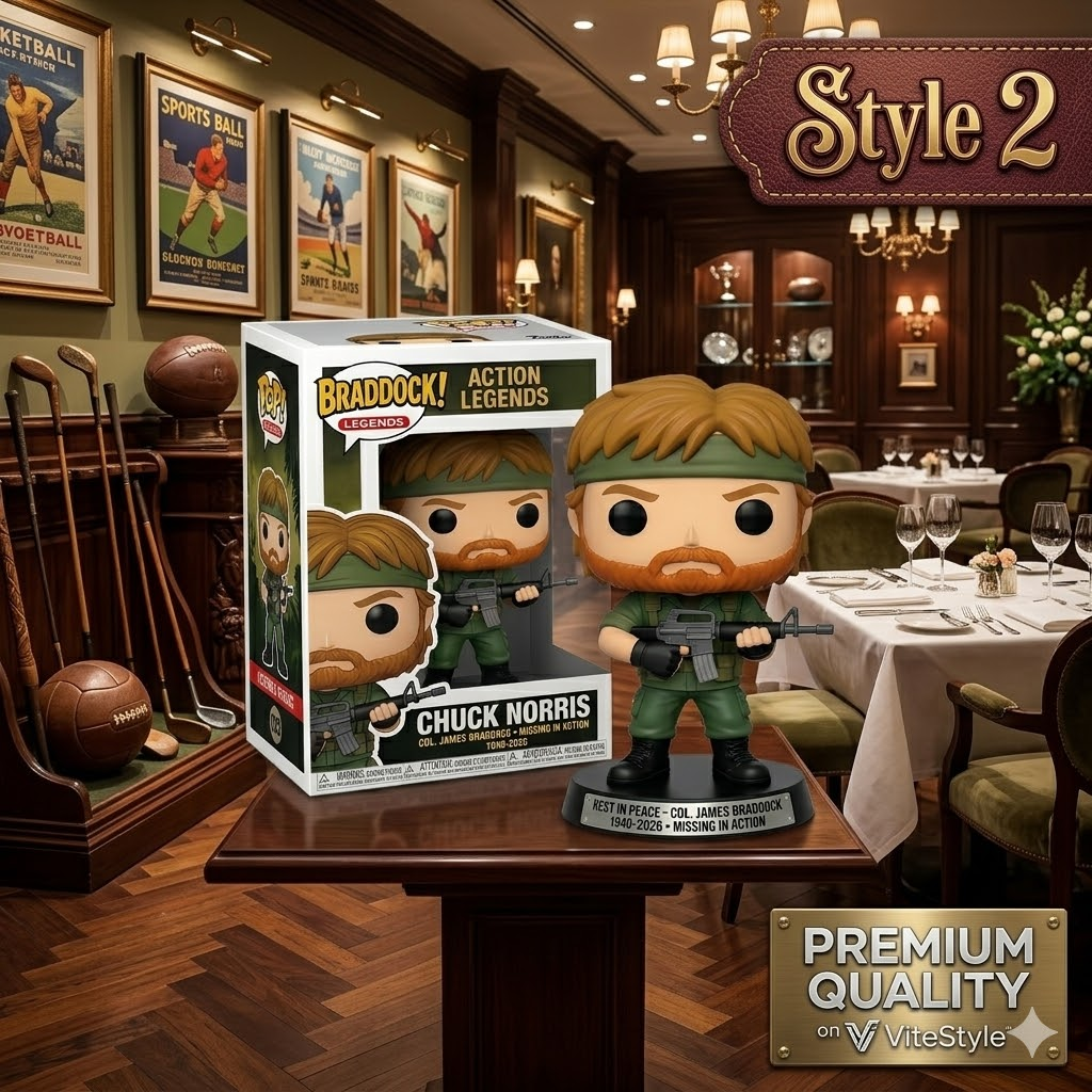 Rest In Peace Chuck Norris Pop! Figure Doll