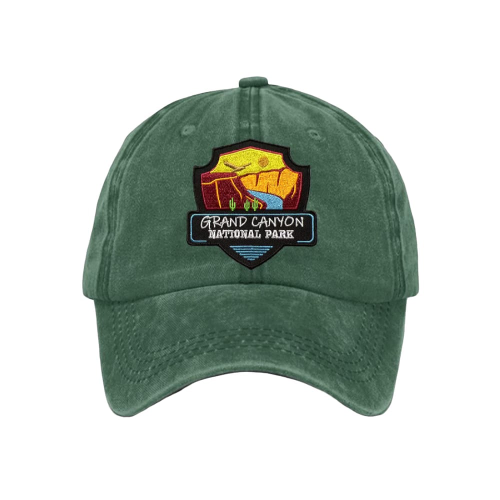 Retro Grand Canyon National Park Print Baseball Cap